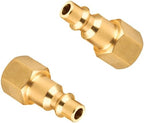 1/4 Inch NPT Air Coupler and Plug Kit with sealant - Image 5