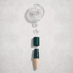 12 oz Up to 1 Week Glass Plant Watering Globe with Terracotta Spikes - Image 3