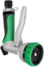Heavy Duty Metal Garden Water Hose Nozzle With 7 Adjustable Spray Patterns For Watering Plants Lawns Washing Cars And Pets Nozzles by Unknown