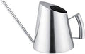 Stainless Steel Watering Can 1500ml/50.7oz, Brushed Metal by Tissting