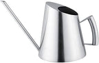 Stainless Steel Watering Can 1500ml/50.7oz, Brushed Metal by Tissting