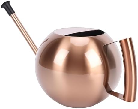 Dpofirs 1000ml Stainless Steel Watering Can | Detachable Long Spout for Indoor Plants, Home Garden & Potted Flowers, Ergonomic Handle (Bronze) - Image 7