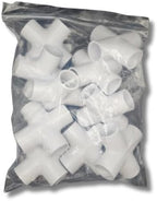 10 Pack - Dura Plastics Schedule 40 PVC Slip Cross | High-Capacity 4-Way Connection | Irrigation & Plumbing | 420-005 (1/2" 10 Pack (P12X-10)) - Image 4
