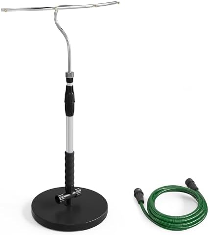 4-Nozzle Standing Outdoor Misting System with T-Bar & 10ft Hose by Unknown
