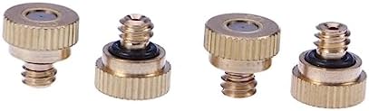 SUPVOX 60 Pcs Brass Misting Nozzle Sprayer Misting System Nozzles Mister Hose Misting Nozzles Hose Nozzle Shine Valve Mister Nozzle Windscreen Rivets Jet Nozzle Sewer Misting Sprinkler - Image 7