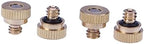 SUPVOX 60 Pcs Brass Misting Nozzle Sprayer Misting System Nozzles Mister Hose Misting Nozzles Hose Nozzle Shine Valve Mister Nozzle Windscreen Rivets Jet Nozzle Sewer Misting Sprinkler - Image 7