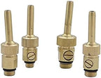 Hose Connector Brass Water Curtain, Water Line Fountain Nozzle, Adjustable 1/4" M10 M12 M14 External Thread Fountain, with Valve Garden Landscape Tools (Color : Brass) - Image 4