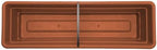 Bloem Dura Cotta Window Box Planter: 30" - Terra Cotta - Large Box with Tray, Weatherproof Resin Box, Removable Tray for Indoor & Outdoor Use, Gardening, 4 Gallon Capacity - Image 5
