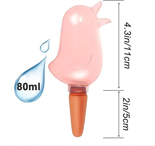 Plant Watering Device,6 Pack Self Watering Spikes Plant Waterer Bird Shape Self Watering Automatic Drip Irrigation Water Devices - Image 3