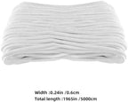 Didiseaon Self Watering Cotton Rope Soft Cotton Material for Potted Plants, Automatic Absorbent Wicking Cord Versatile for Indoor DIY Hydroponic Gardening and Plant Roots - Image 2