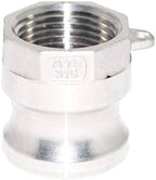 6'' Female NPT x 6" Male Camlock Adapter - Stainless Steel 316 Type A - Heavy Duty, Corrosion Resistant, Industrial Use, Quick Connect and Disconnect Fitting - Image 3