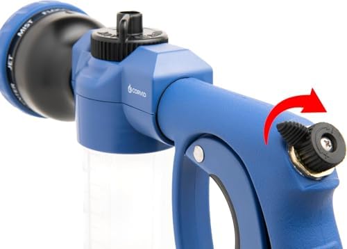 2-Pack Corvid Adjustable Nozzle with Soap Dispenser, 8-Pattern Spray Hose Nozzle for Cleaning Cars, House, and Pets - Lightweight Plastic Design (2) - Image 6