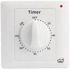 1PCS Water Pump Timer Switch Socket Household Power Control Mechanical 120 Minutes Countdown Turn Off Automatically Power Off(120 Minutes) by Unknown