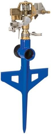 Dramm 15065 ColorStorm Premium 6-Inch Metal Stake Impulse Sprinkler, Blue by DRAMM
