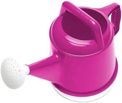 Bloem Deluxe 2 Gallon Plastic Watering Can - Indoor/Outdoor with 256 Fl Oz Capacity, Removable Nozzle, Shatterproof, Fuchsia - Image 6