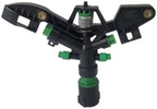 Save Time and Water with 1-Inch Plastic Sprinkler Heads: 2 Nozzles and 3 Nozzles, 360-Degree Rotation Automatic Watering for Irrigation (10,Black) - Image 2