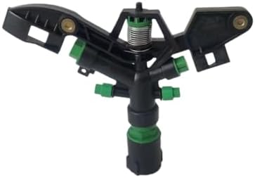 Save Time and Water with 1-Inch Plastic Sprinkler Heads: 2 Nozzles and 3 Nozzles, 360-Degree Rotation Automatic Watering for Irrigation (10,Black) - Image 2