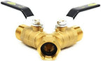 Fairview Industrial-Grade Garden Hose Splitter, Large Handles - Image 6