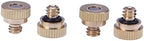 SUPVOX 60 Pcs Brass Misting Nozzle Sprayer Misting System Nozzles Mister Hose Misting Nozzles Hose Nozzle Shine Valve Mister Nozzle Windscreen Rivets Jet Nozzle Sewer Misting Sprinkler - Image 4