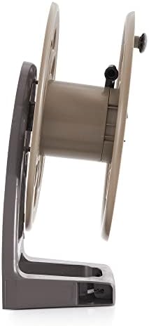 Suncast 2 Pack CPLSTA125B 125' Wall-Mounted Side Tracker Garden Hose Reel for 5/8" Hose with Guide for Patio or Garden, Dark Taupe - Image 7