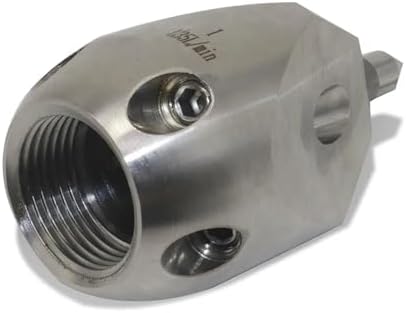 Rotating Water Spray 1 Pcs High-Pressure Stainless Steel Puncture Nozzle Cleaning and Dredging Vehicle Specific Universal Rotary Ceramic Nozzl by Unknown