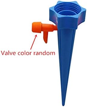 Garden Lawn Sprinkler Irrigation System DIY Automatic Dripper Spike Plant Waterer with Adjustable Valve Drip Irrigation System Indoor Office Watering Tools 12 Pieces (Color : Blue) - Image 2