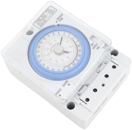 Jiawu 24 Hours Mechanical Timer Automatic Low Power Consumption Time Switch 100-240VAC for Water Heaters Breeding Garden Lighting - Image 4