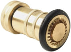 Brass Fire Hose Nozzle 1 Inch NH High Pressure Spray Brass Nozzle 1" NH/NST for Fire Hose Fireman Style Brass Nozzle 1 Inch for Use 1 Inch NH Brass Nozzle High Flow Water Sprayer Leak-Proof Brass Hose - Image 4