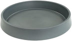 Plant Saucer Tray for Ceramic Plastic Pots, 18 inch Plant Saucers for Indoors, Pot Saucers Trays, Bird Bath Bowls, Flower Planter Water Drip Trays for Pots Base (18", Gray) by Bleuhome