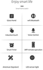 WI-FI Smart Water Heater Switch, Glass Touch Panel, No Neutral line Needed and Neutral line Needed Dual Mode,EU, 40A - Image 2