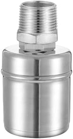 1/2 3/4 1Inch Ball Valve Automatic Water Level Control 304 Stainless Steel Auto Shut Off Float for Water Tank(3/4",Upper Water Inlet) by Unknown