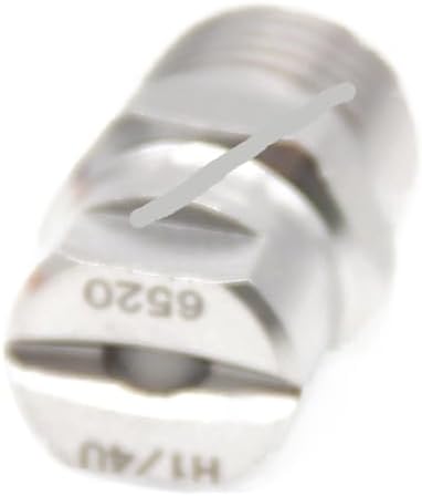 10Pcs/ Lot 1/4" BSPT 60/110 Degree Series Fan Nozzle High Pressure 304SS Flat for Cleaning(WHITE) - Image 2