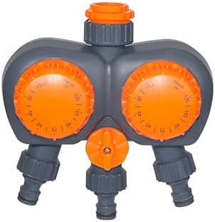 Automatic Water Timer with Hose Sprinkler, Outdoor Garden Drip Irrigation System, Mechanical Watering Controller for Potted Plants (3-Outlet Timer) by ZenithPrime