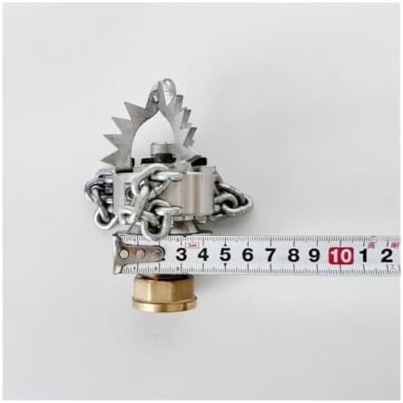 G1/2" & G3/8" Chain Cutter Rotary Jet Nozzle, 40L High Pressure Pipe Cleaning Ceramic Head With Holder(3I8 Female 40LPM) - Image 3
