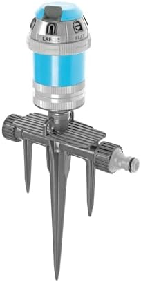 Cellfast Sector Sprinkler Power sz Ideal, 6 Functions, Spike Base, Adjustable Full or Part Circle, Coverage up to 346m², 52-061, Blue - Image 4