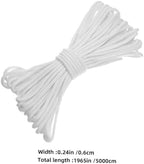 Self Watering Wick Cord Cotton Rope for Plants, 50m White - Image 2