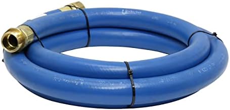 Underhill ShortyPro UltraMax Commercial Garden Water Hose, Lightweight, Heavy-Duty, Flexible, Anti-Kink, 1200 psi, H10-S10, 1 Inch x 10 ft, Blue by Underhill