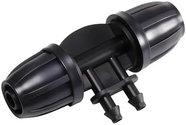 5/16 Inch (1/4Inch) Irrigation Fittings Coupling,Barbed Tee Connectors For (5/16" ID X0.43-0.47" OD) Drip Tubing Barbed Connectors Pack of 20/50/100 (100,5/16 Four way) by WOVSTNOV