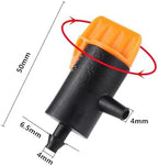 3Pcs Mini Valve Micro Drip Irrigation System Tool Adjustable Dripper Pressure Compensated Dripper Hose Connector Valve Regulator - Image 2