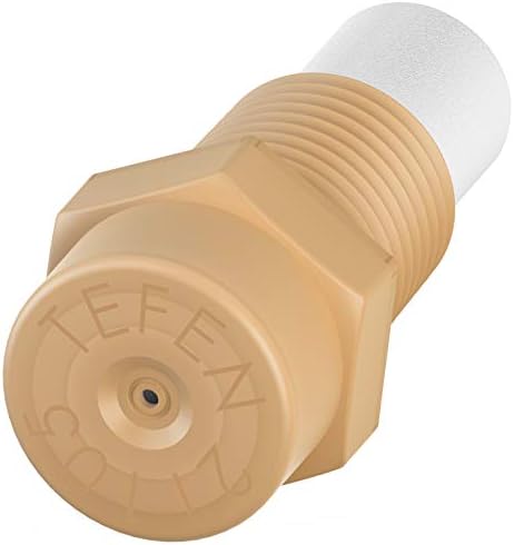 Plastic Fogger Misting Nozzle With Poly Filter Cream 1/8" NPT 2 GPH 50 Pack - Image 2