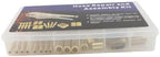 Qinlorgo 49pcs Hose Repair Assembly Kit for Welding Workers Fixing Leaking Air Pipes,Fits 3/16-1/4in Id Hoses,B Size Brass Fittings with Crimper,Portable Transparent Storage Box - Image 6