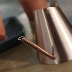 Stainless steel watering can gardening potted small watering can use handle is very suitable for watering plants shower garden silver- 1500ml - Image 4