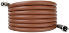 Camco EvoFlex 25-Ft Water Hose - RV Drinking Water Hose Contains No Lead, No BPA & No Phthalate - Flexible Design w/Stainless Steel Strain Relief Ends - 5/8” Inside Diameter, Brick (22583) by Camco