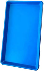 Rectangular Plastic Trays for Plants, Plant Watering Tray, PVC Material, Reinforced Bottom Mesh, Suitable for Both Indoor and Outdoor(Blue,90x50x3.5cm/35x20x1.4in) by Unknown