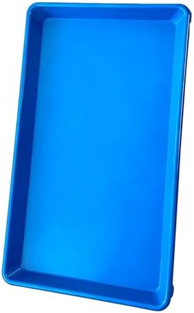 Rectangular Plastic Trays for Plants, Plant Watering Tray, PVC Material, Reinforced Bottom Mesh, Suitable for Both Indoor and Outdoor(Blue,68x52x3.5cm/27x20x1.4in) by Unknown