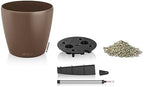 Lechuza Classico Color 21 Nutmeg, Self-Watering Small Round Planter, D8.3 H7.9 in - Image 4