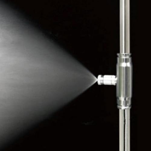 20 Pack Brass Misting System Nozzle 10/24 UNC High Pressure Fog Nozzles with 3/8" Interface Quick Connector, 3/16" Spray Head, Dust Control Water Misting Nozzle(Size:Orifice 0.6mm,) - Image 2