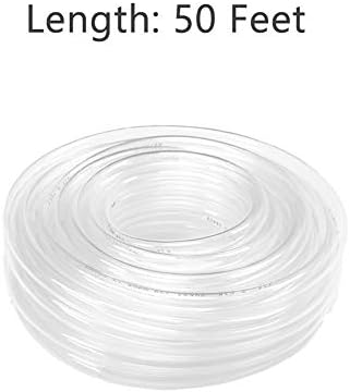 Eastrans 50ft x 3/4" ID Clear Vinyl Tubing, Flexible Hybrid PVC Tubing Hose, Lightweight Plastic Tube UV Chemical Resistant Vinyl Hose, BPA Free and Non Toxic - Image 4