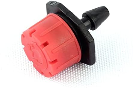 Gardening Irrigation Dripper 15 Pieces of Adjustable 8-Hole Red Dripper Button Drip Irrigation Sprinkler Garden Flower Plant Watering Sprinkler - Image 2