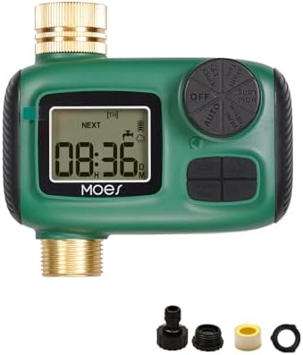 MOES Sprinkler Timer for Garden Hose,Brass Inlet Water Timer by MOES